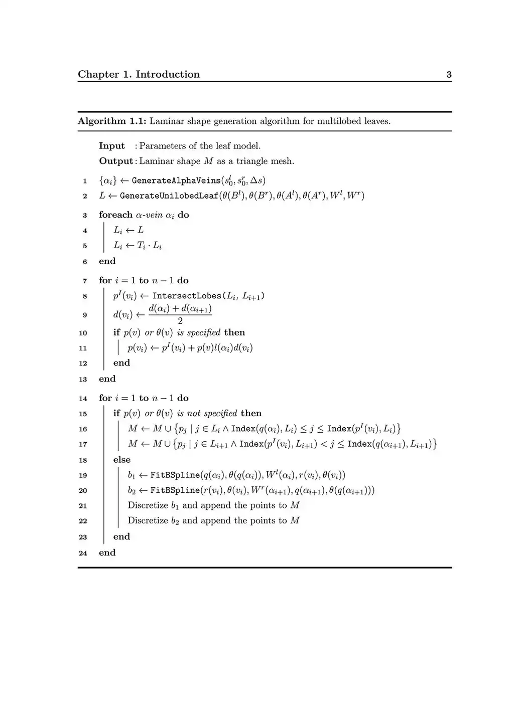 SPhdThesis: Algorithm