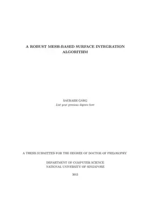 SPhdThesis: Cover
