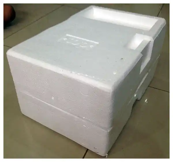 Microscope in a Styrofoam Box