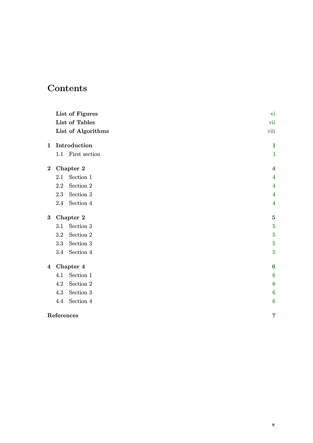 SPhdThesis: Table of Contents